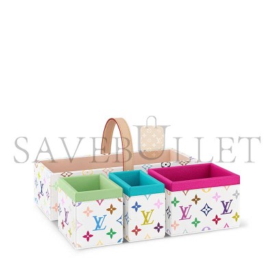 LOUIS VUITTON MURAKAMI LV X TM MONOGRAM MULTICOLOR ROBERT TOOLBOX GI1325 (30*11.2*10cm) LOUIS VUITTON MURAKAMI LV X TM MONOGRAM MULTICOLOR ROBERT TOOLBOX GI1325 (30*11.2*10cm)